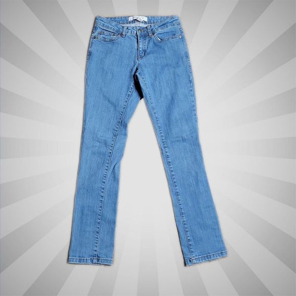 Kenneth Cole Reaction Denim Jeans ~ Sz 2S ~ Blue ~ Low Rise ~ 29.5" Inseam - Picture 1 of 6